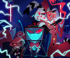 Hazbin Hotel HD Wallpaper: Vox, Velvet & Valentino Unleashed by VivziePop