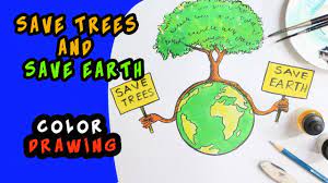 Save earth images stock photos vectors shutterstock. Poster On Save Earth Save Earth Tree Drawing For Kids Earth Drawings