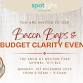 Bacon Baps and Budget Clarity event image