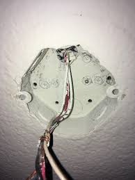Ceiling outlet boxes rated for fan and fixture support. Ceiling Electrical Box Rated For Fan And Type Of Screws Home Improvement Stack Exchange