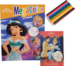 Disney prinsessen kleurplaat voorbeeld kleurplaten disney prinsessen. Bol Com Disney S Prinsessen Kleurboek Toverblok Kleurpotloden Kleuren Kleurplaat