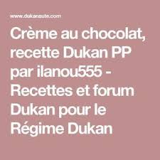 Cra Me Au Chocolat Pp Recette Creme Au Chocolat Recette Dukan Recette Dukan Pp