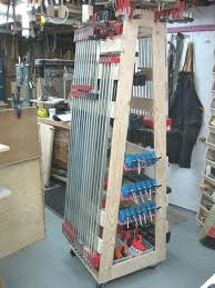 57 Mobile Clamp Racks Ideas Clamp Storage Woodworking Woodworking Projects