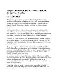 Boarding house plan turns back clock, one canberra leading restaurateurs planning property investment takes tradition city early days. Doc Project Proposal For Construction Of Education Centre Alexander Brenya Academia Edu