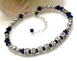 Cowboys Bracelet Dallas Cowboys Cowboys Jewelry Sports Team Jewelry Sports Team Bracelet Gift For Her Chris Cowboy Jewelry Dallas Cowboys Jewelry Jewelry