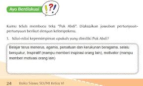 Subtema 1 Pembelajaran 3 Hal 24 29 Kls 6 Tema 7