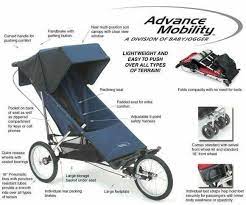 Baby Jogger Advance Mobility Freedom Special Needs Stroller 200 Lbs Max Wt Baby Jogger Special Needs Stroller