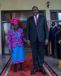President kenyatta and his visitor held private talks ahead of the bilateral meeting with their respective delegations. President Uhuru Kenyatta And The Midwife Bawesu New Media Facebook
