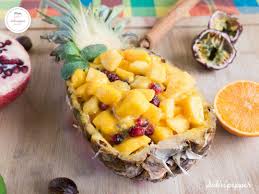 Salade De Fruits Exotiques Ananas Mangue Grenade Sab N Pepper Recette Salade De Fruits Salade De Fruits Exotiques Fruits Exotiques