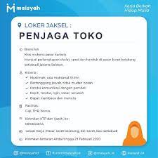 Ayo mulai berjualan di olx, semua jadi cepat dan mudah. Maisyah Akhwat Lowongan Kerja Akhwat Jakarta Selatan Facebook