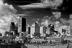 Downtown Montreal Skyline From The Vieux Port Skyline Detroit Skyline Montreal