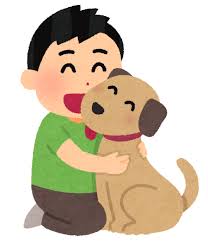 犬と男の子のイラスト（ペット） | かわいいフリー素材集 いらすとや