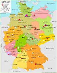The united states currently operates eleven bases in germany. Germany Map Maps Of Federal Republic Of Germany