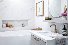 Powder room designs small spaces. Who Knew A Small Condo Bathroom Could Look So Luxe Flipboard