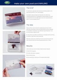 Customize your postcard with features, like text. Land Rover Discovery Make Your Own Postcard Direct Marketing By Craik Jones Adsspot Advertising Archive