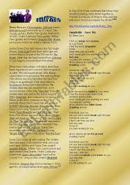 Wherever you will go smallville. Song Save Me 2 Smallville Esl Worksheet By Lwymax