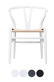 Hans Wegner Replica Wishbone Chair With Natural Cord Hans Wegner Wishbone Wegner Dining Furniture Design Modern