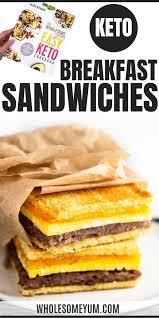 Sausage Breakfast Sandwiches In 2020 Keto Recipes Easy Real Food Recipes Low Carb Breakfast Recipes