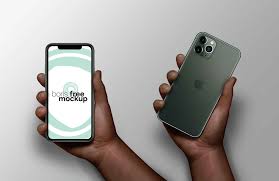 Download Free Iphone 11 Pro Max Mockup In A Hand Creativebooster