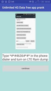 Is there a way to get free data on my phone? Unlimited 4g Data Prank Free App For Android Apk Download