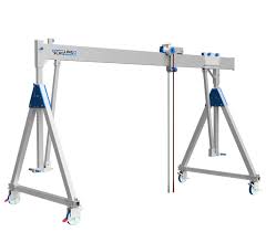 Portalkran mit dem kran typ lgx i. Schilling Alu Portalkran Fahrbar Unter Last Klein 1000 Kg Tomanro