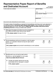 This may be the quickest, most efficient way to do it because you will meet with someone and know that it was done and taken care of right then and there. Social Security Representative Payee Fill Online Printable Fillable Blank Pdffiller