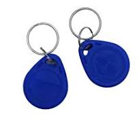 Token/Llavero Mifare 13.56 Mhz para control de acceso (azul)