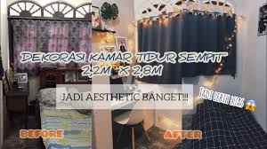 Mengatur ruangan dan cara menentukan benda apa yang layak di kamar tidur dengan luas yang tidak terlalu besar memang tak terlalu sulit. Dekorasi Kamar Tidur Sempit Menjadi Aesthetic Monokrom Minimalis Youtube