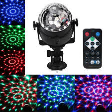 Mini Rgb Led Crystal Magic Ball Stage Effect Lighting Lamp Bulb Sound Activated Projector Party Disco Club Dj Ligh Led Crystal Magic Ball Dj Lighting Lamp Bulb