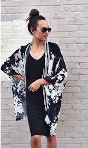 Customer Favorites Kimono Fashion Fashion Black Dress Outfits