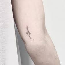 Whimsical Black Tattoos Minimalist Tattoo Lavender Tattoo Pattern Tattoo