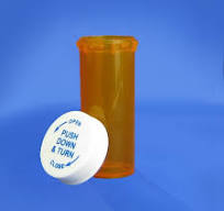Amber Pharmacy Vials, Child Resistant Cap, 30 dram (111mL), case/240
