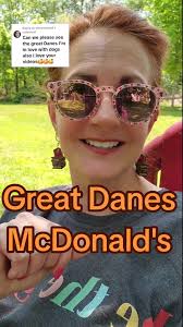 Meet Our Great Danes: McDonald's Cheeseburger Treat Time! 🍔🐶