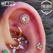 Fresh Flat With A Beautiful Rose Gold And Genuine Morganite From Bvla On The Ever Beautiful Danielle Fortlauderdale Amatop Ear Jewelry Jewelry Fine Jewelry