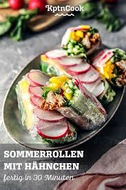 Sommerrollen Mit Huhnchen Rezept Sommerrollen Rezept Sommerrollen Rezepte