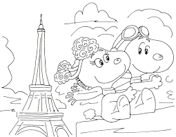 Free Charlie Brown Snoopy And Peanuts Coloring Pages Fifi And Snoopy Coloring Pages Free Coloring Pages Valentine Coloring Pages