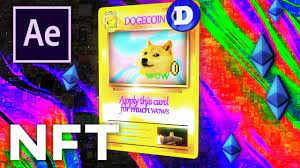 How To Create 3d Digital Collectible Cards Nft Art Tutorial Adobe After Effects No Plugins Youtube