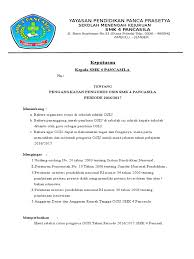 Puji syukur atas kesempatan serta berkah yang diberi allah swt. Surat Keputusan Osis Pdf
