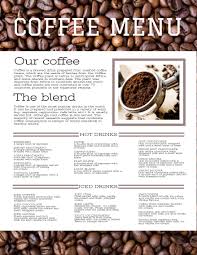 Pin By Eric Doss On Recipes Coffee Menu Menu Coffee Plant