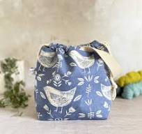 Small Drawstring Knitting Project Bag - Narvik