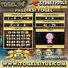 Prediksi Togel Sydney 11 Oktober 2020 Togel118 Taipei Oktober Kuching