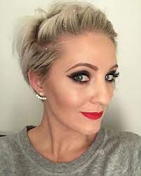 Pinned Pixie Shortish Hair Pinup Hair Short Short Hair Up
