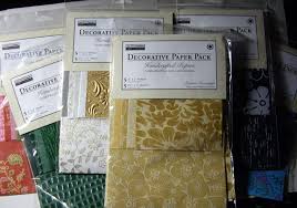 Card making & paper crafts. New 10 Pc Decorative Paper Pack Handcrafted Papers Multi Color The Paper Co Ebay