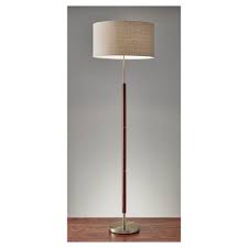 Adesso Hamilton Floor Lamp Brown Adult Unisex Floor Lamp Cheap Basement Remodel Small Basement Remodel