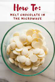 How To Melt Chocolate In The Microwave Bakin Care Of Business Melting Chocolate Melt Chocolate In Microwave Chocolate