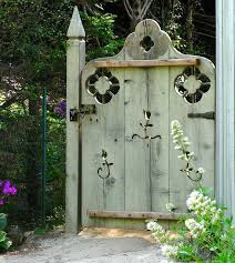 Whimsical Garden Gate Garden Gates And Fencing Wooden Garden Gate Garden Gates