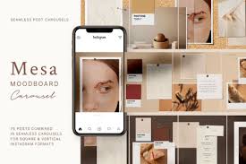 Download Mesa Carousel Post Templates In Social Media Templates On Yellow Images Creative Store PSD Mockup Templates