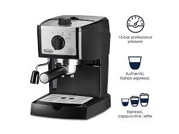 Обзор кофе машины рожковая delonghi ecp31.21. Manual Espresso Machine Cappuccino Maker Bar Ec155m De Longhi Ca