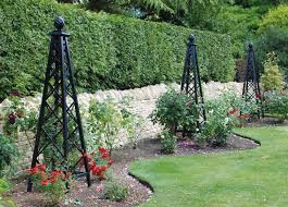 Soll es ein reiner ort zum erholen werden? Obelisks For Rose Bushes Garden Obelisk Garden Trellis Charming Garden