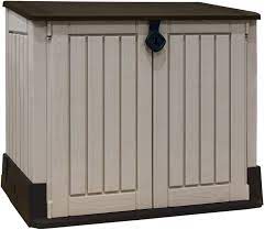 To maintain order outside your work life, you might choose an additional garden shed or plastic shed for your tool storage and outdoor needs. Buy Keter Store It Out Midi 4 3 X 2 5 Outdoor Resin Horizontal Storage Shed Online In Vietnam B00ca36zky